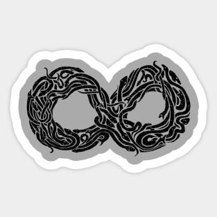 Snake infinity Sticker